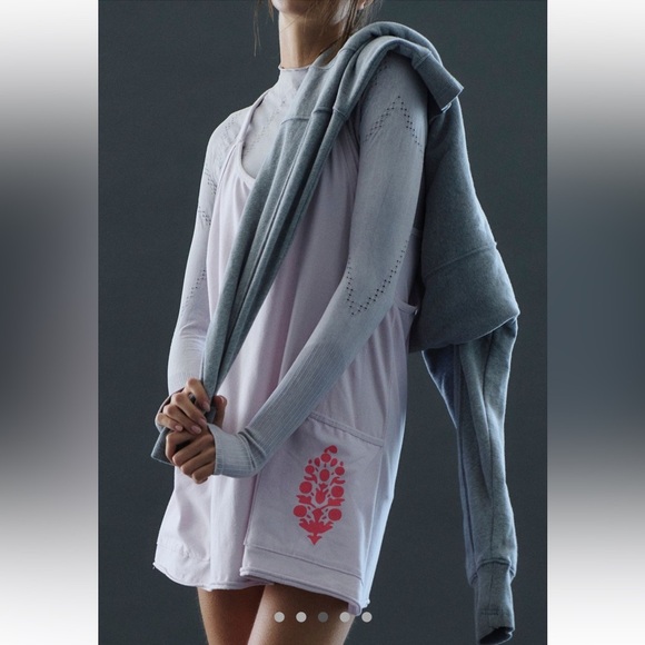 FP Movement by Free People Dresses & Skirts - Free People Movement Hot Shot LOGO Mini Dress in Rose Quartz Pink Size SM NWOT